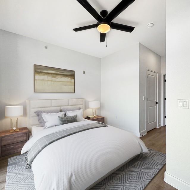 Instrata Upper Kirby - Modern minimalist bedroom design